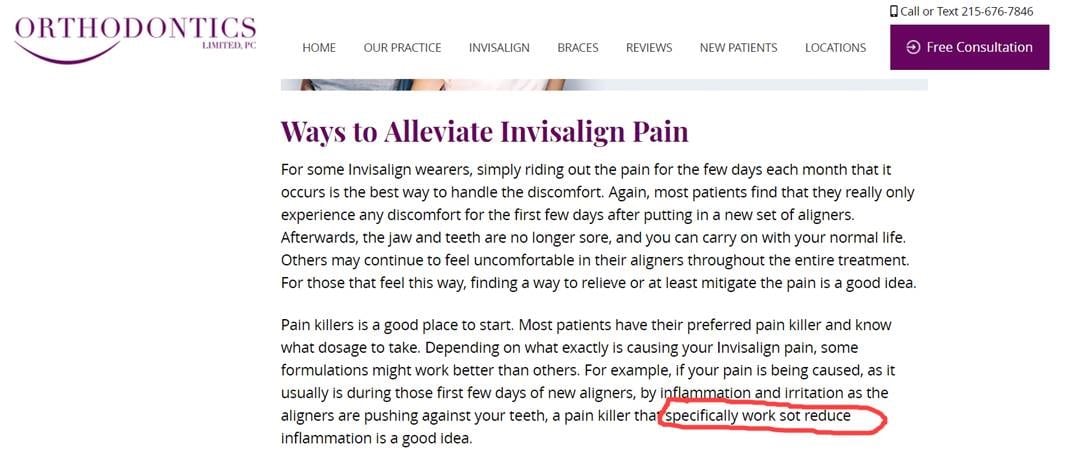 example of typo in low-quality content